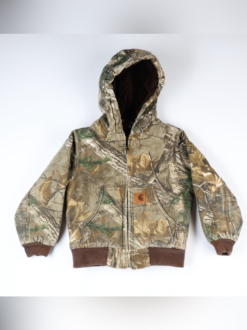 Kids Carhartt Realtree Camo Hooded Jacket XXS